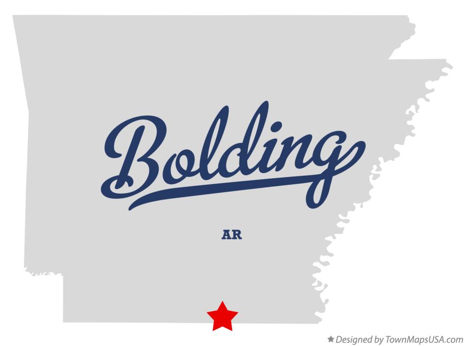 Map of Bolding Arkansas AR