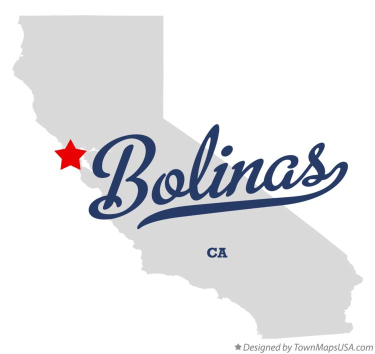 Map of Bolinas California CA