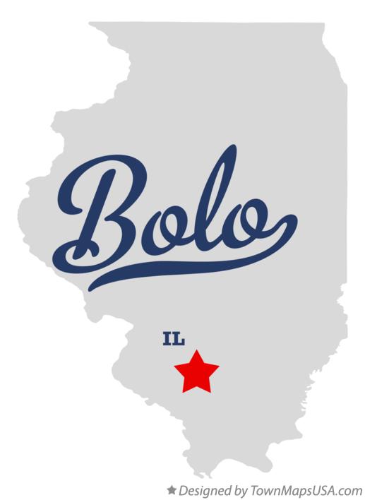 Map of Bolo Illinois IL