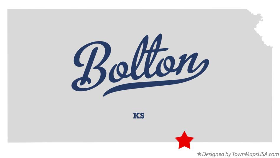 Map of Bolton Kansas KS