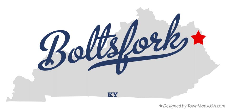 Map of Boltsfork Kentucky KY