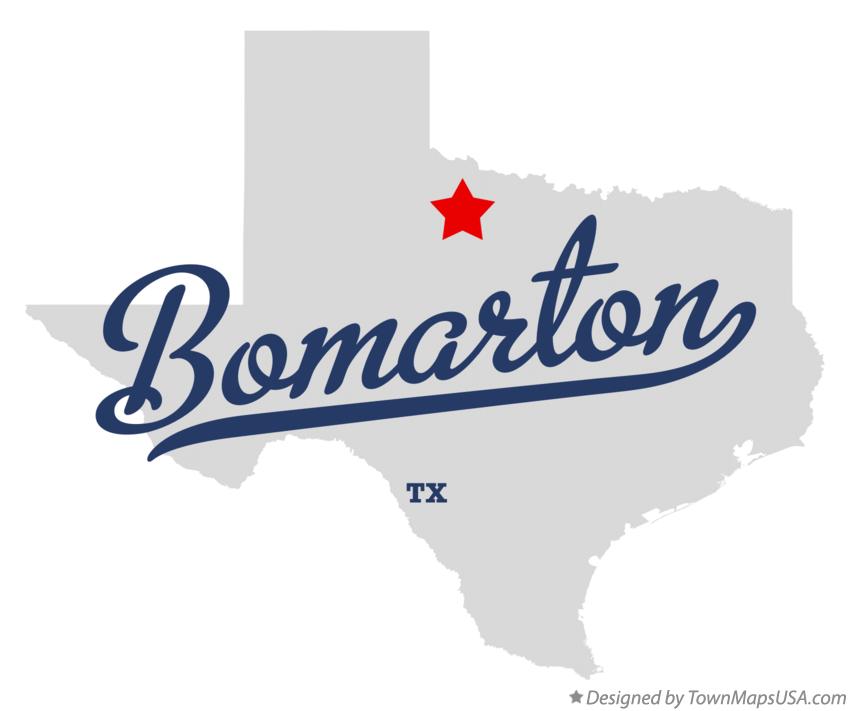 Map of Bomarton Texas TX