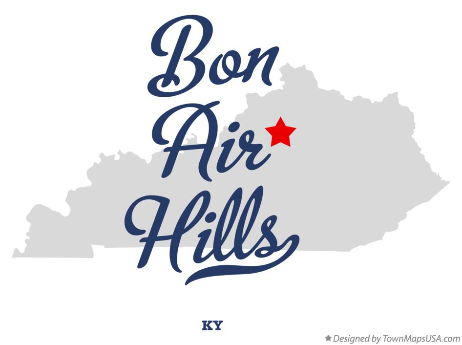 Map of Bon Air Hills Kentucky KY