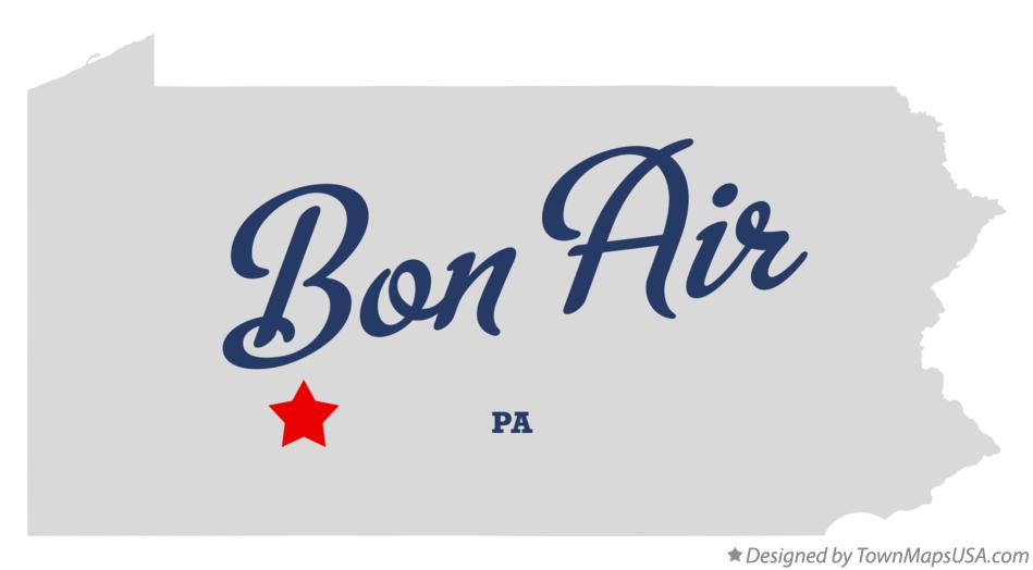 Map of Bon Air Pennsylvania PA