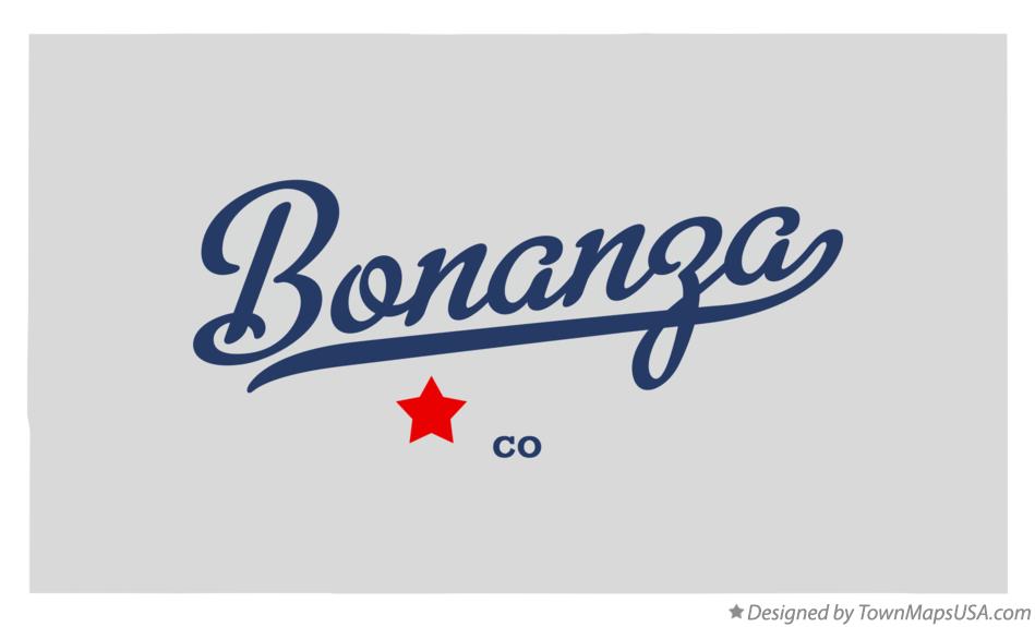 Map of Bonanza Colorado CO