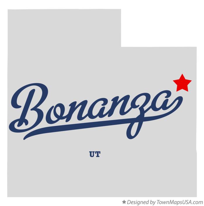 Map of Bonanza Utah UT