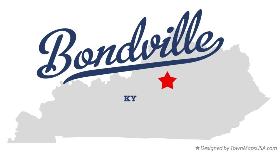 Map of Bondville Kentucky KY