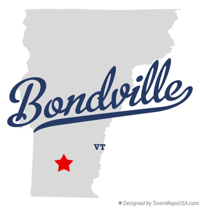 Map of Bondville Vermont VT