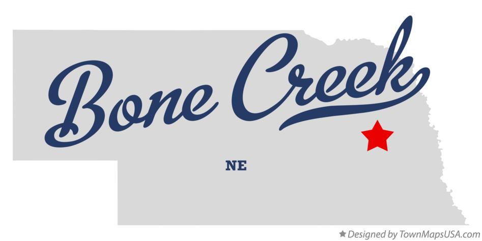 Map of Bone Creek Nebraska NE