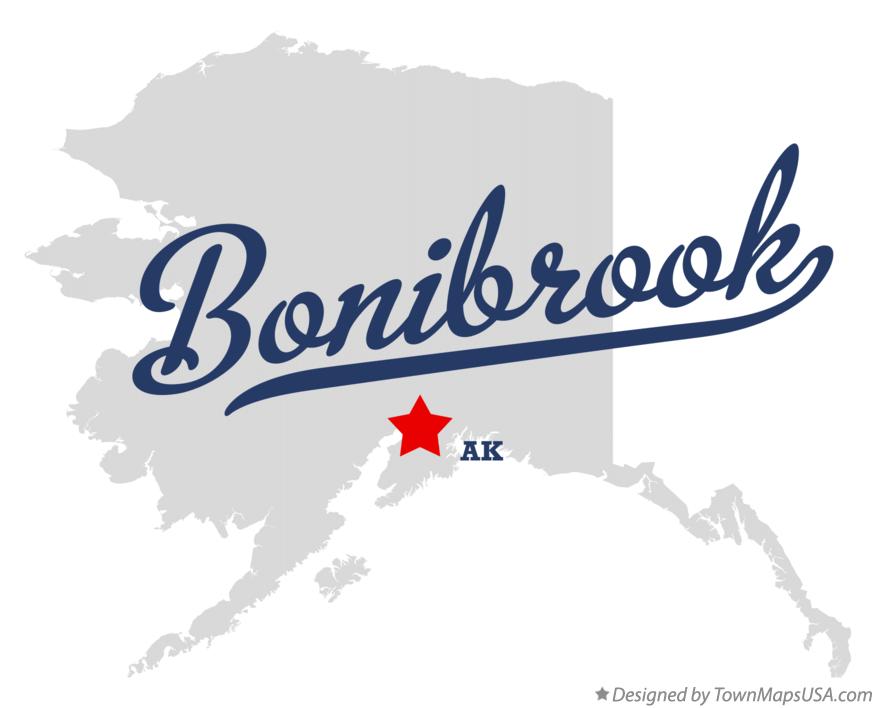 Map of Bonibrook Alaska AK