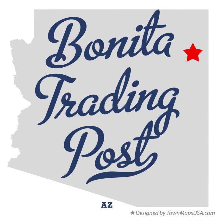 Map of Bonita Trading Post Arizona AZ