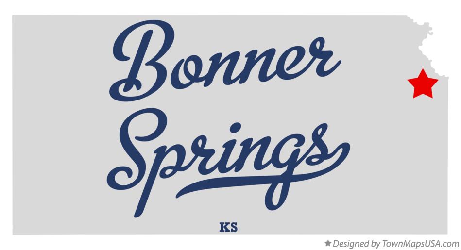 Map of Bonner Springs Kansas KS