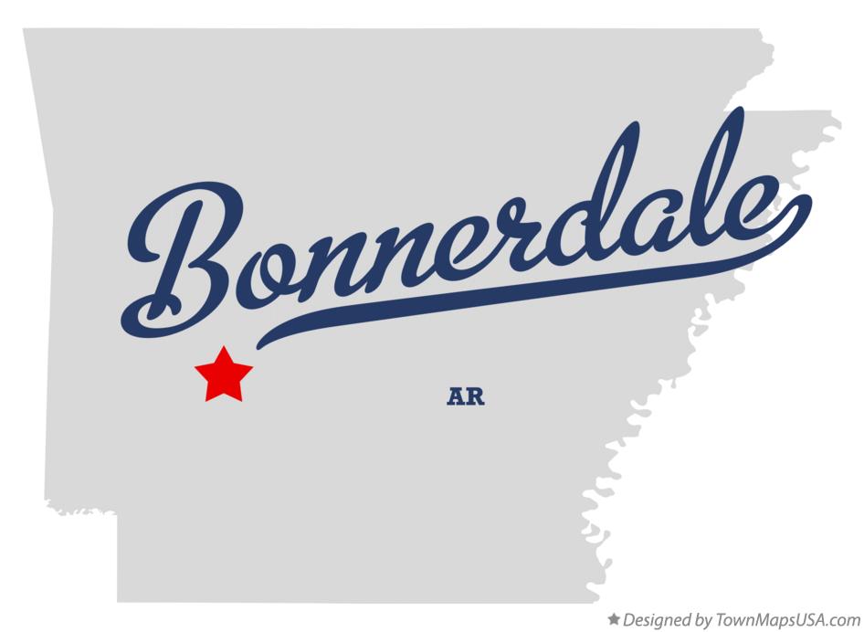 Map of Bonnerdale Arkansas AR