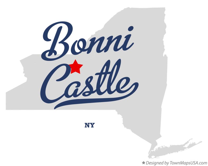 Map of Bonni Castle New York NY