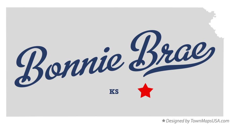 Map of Bonnie Brae Kansas KS