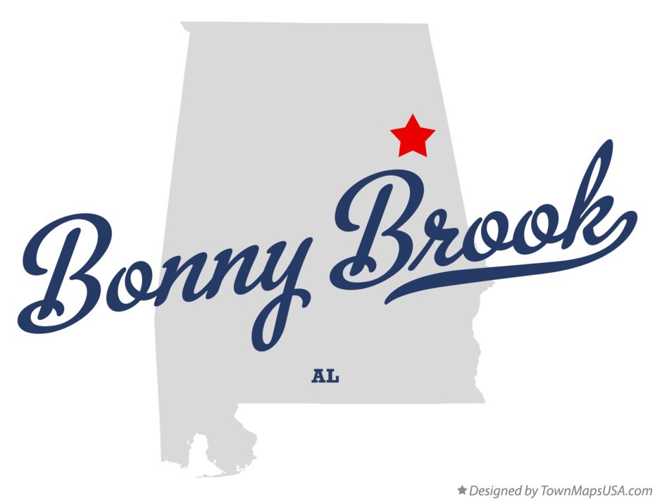 Map of Bonny Brook Alabama AL
