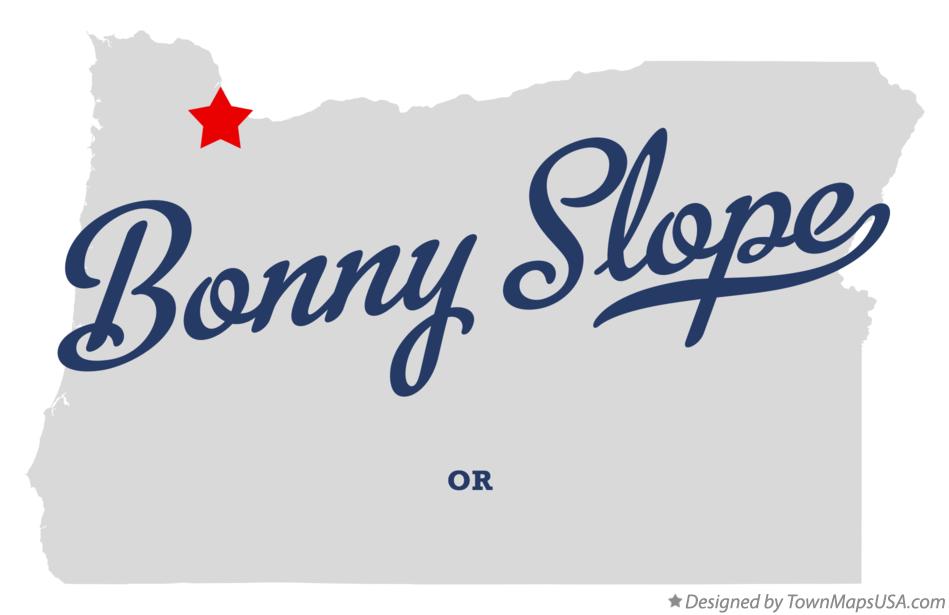 Map of Bonny Slope Oregon OR