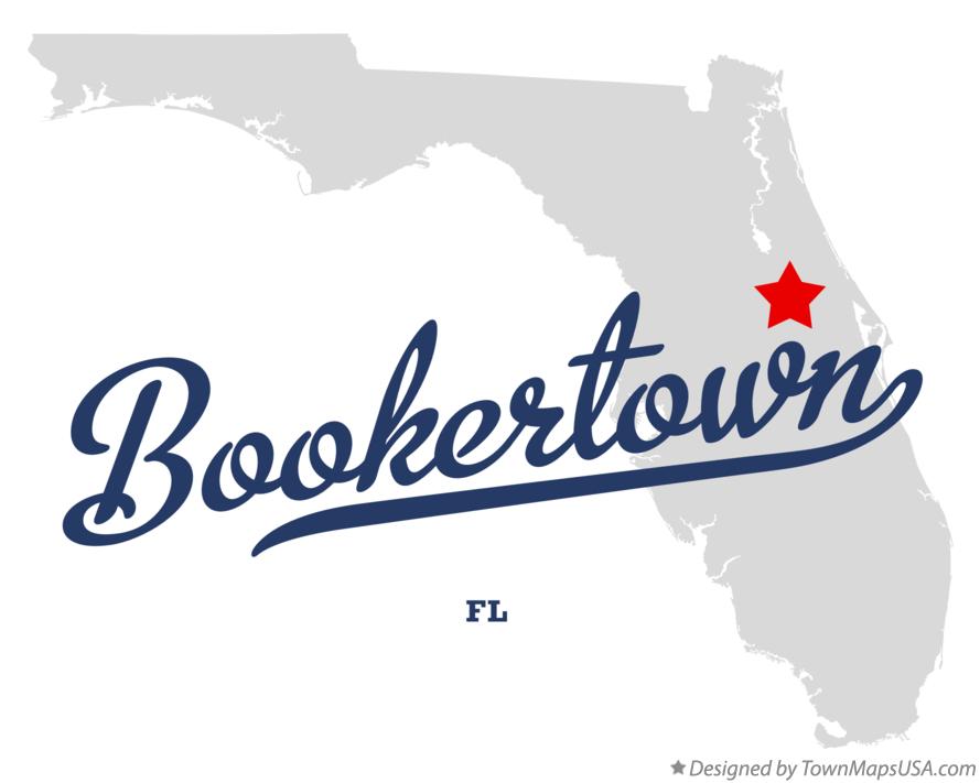 Map of Bookertown Florida FL