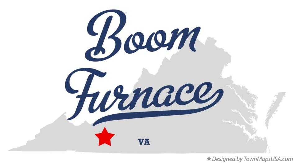 Map of Boom Furnace Virginia VA