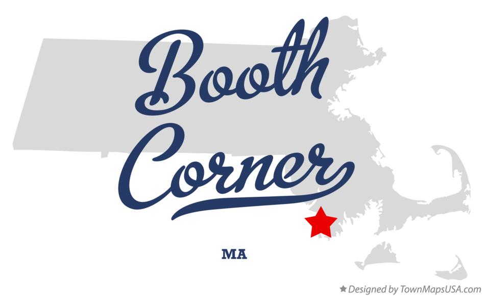 Map of Booth Corner Massachusetts MA