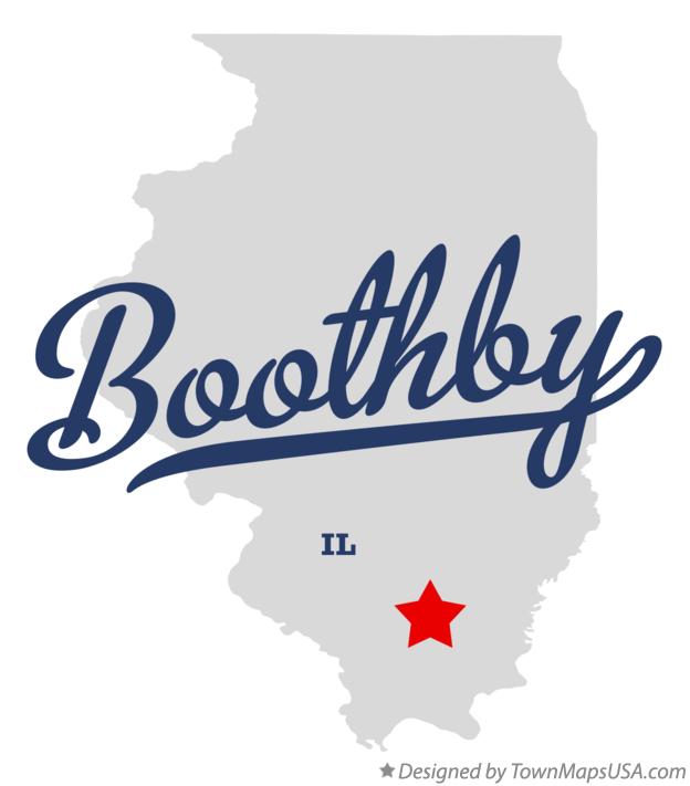 Map of Boothby Illinois IL