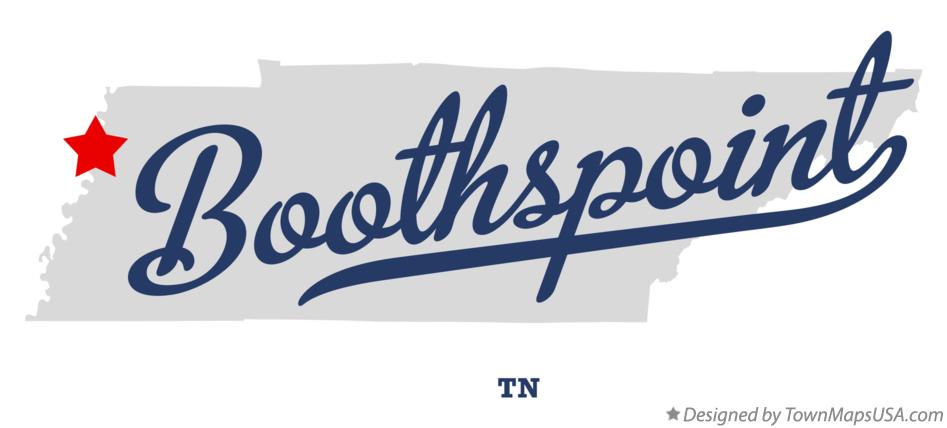 Map of Boothspoint Tennessee TN