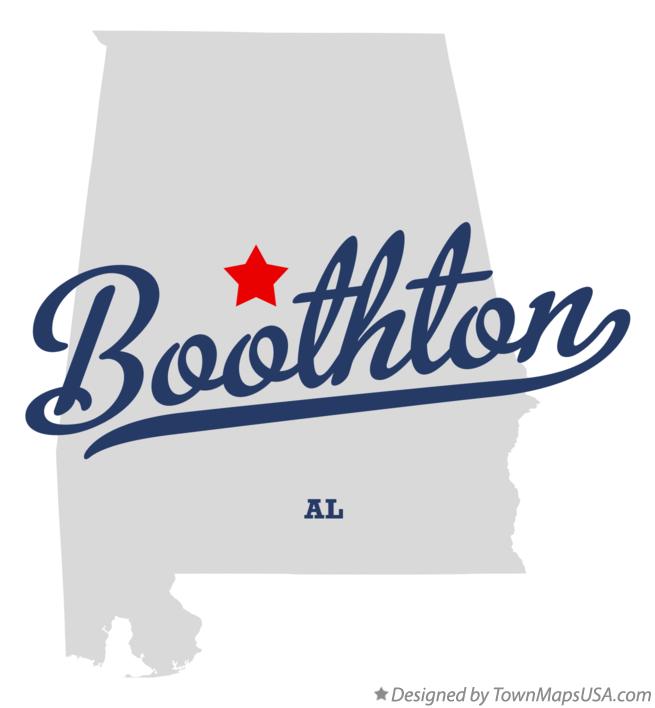 Map of Boothton Alabama AL