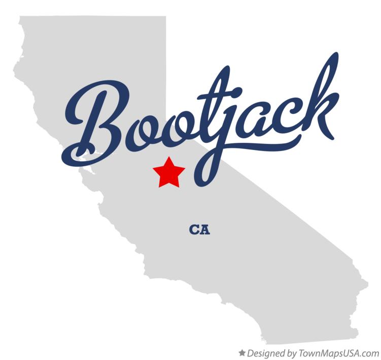 Map of Bootjack California CA
