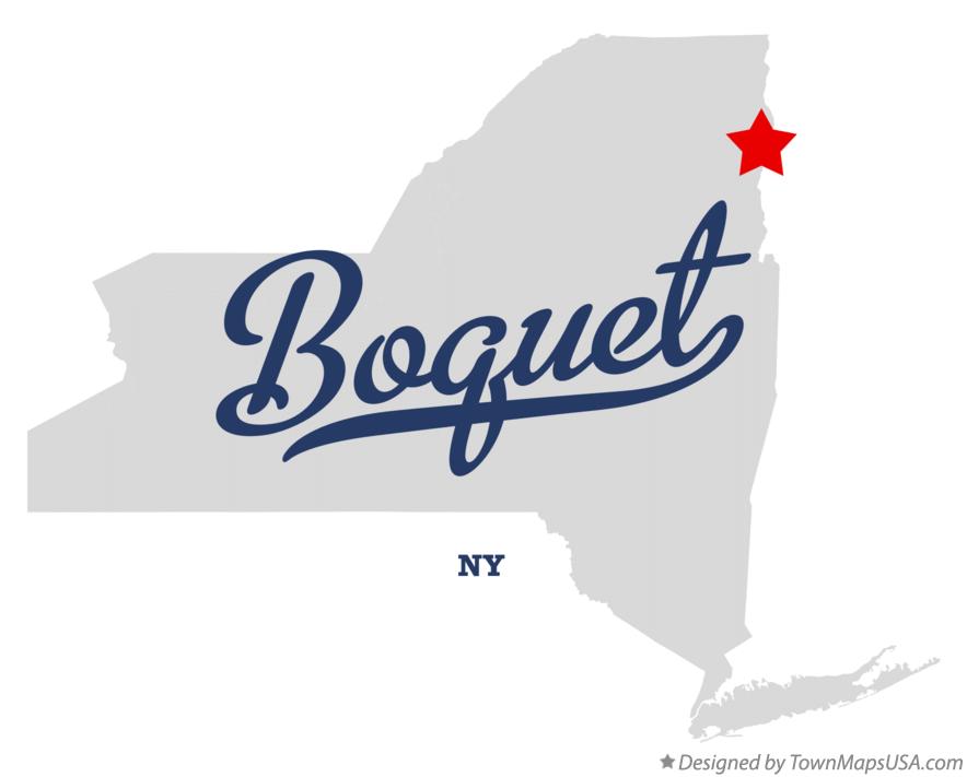 Map of Boquet New York NY