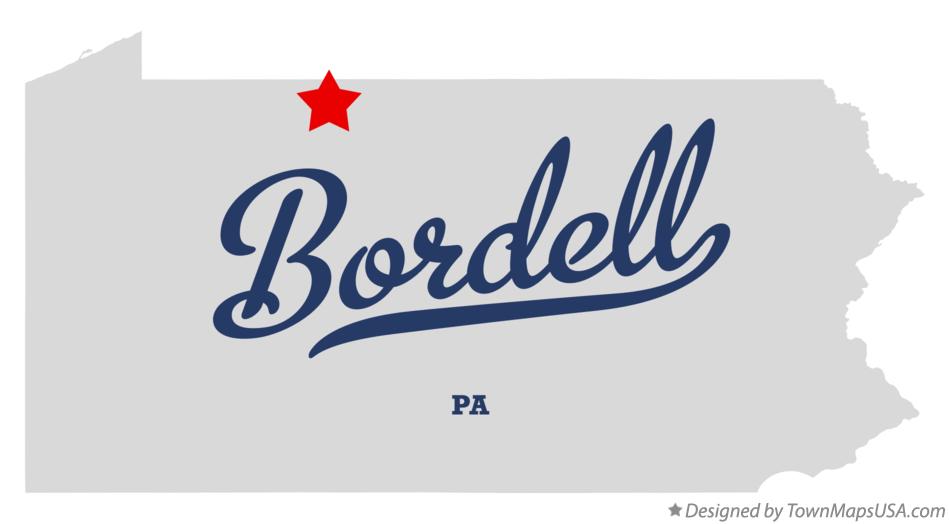 Map of Bordell Pennsylvania PA