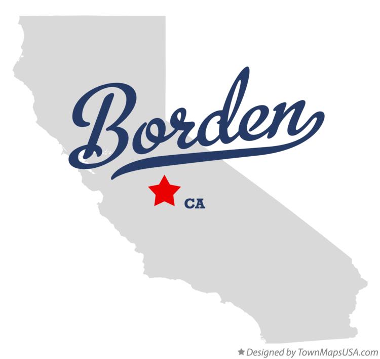 Map of Borden California CA