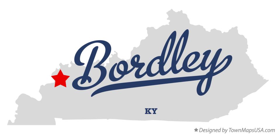 Map of Bordley Kentucky KY