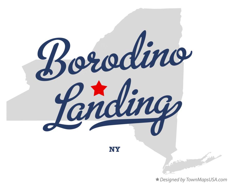 Map of Borodino Landing New York NY
