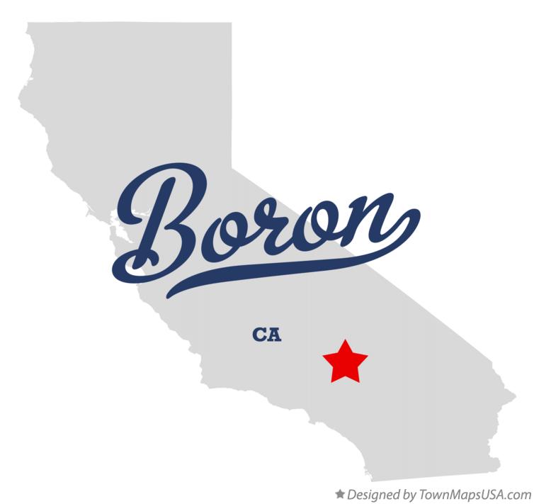 Map of Boron California CA