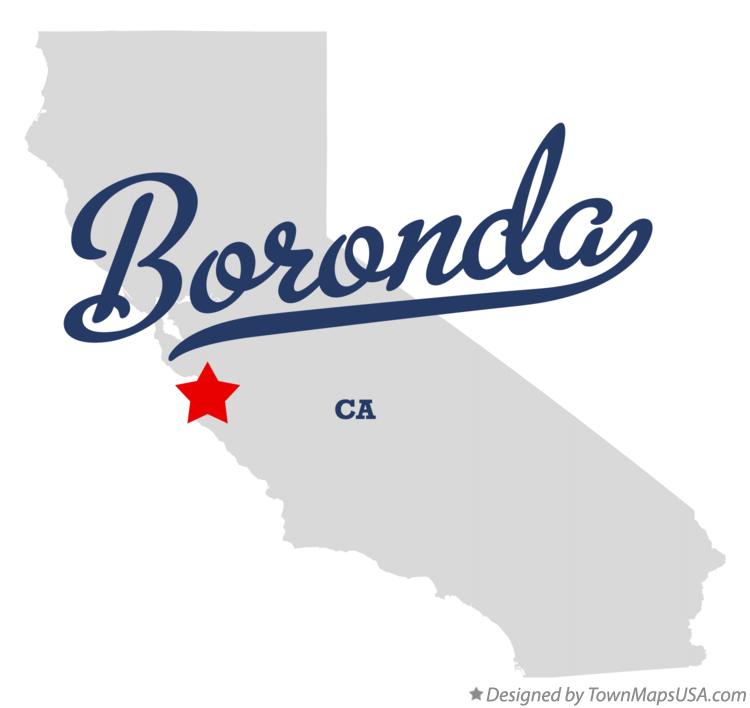 Map of Boronda California CA
