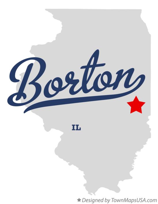 Map of Borton Illinois IL