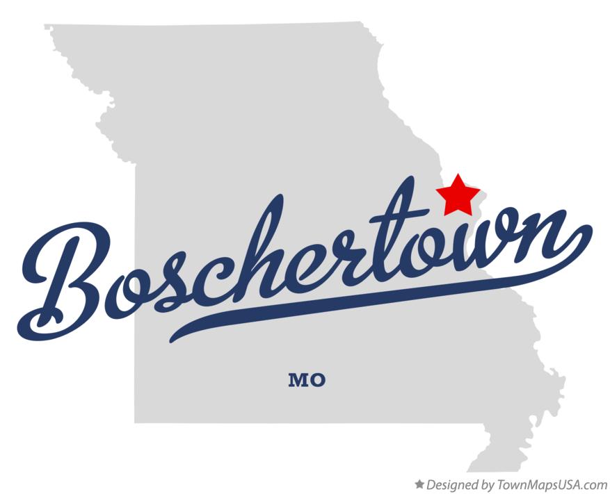Map of Boschertown Missouri MO