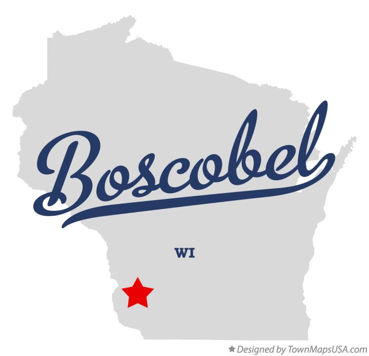 Map of Boscobel Wisconsin WI