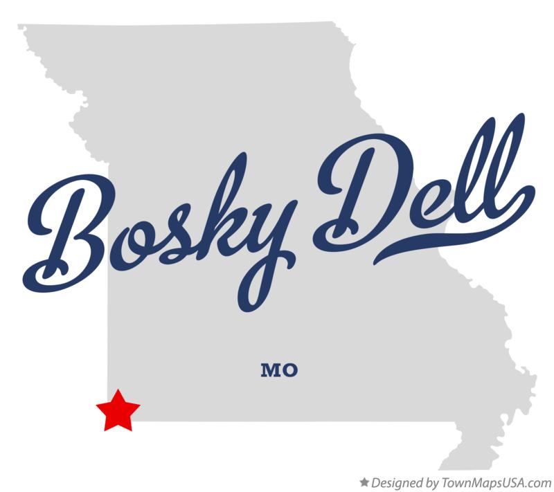 Map of Bosky Dell Missouri MO