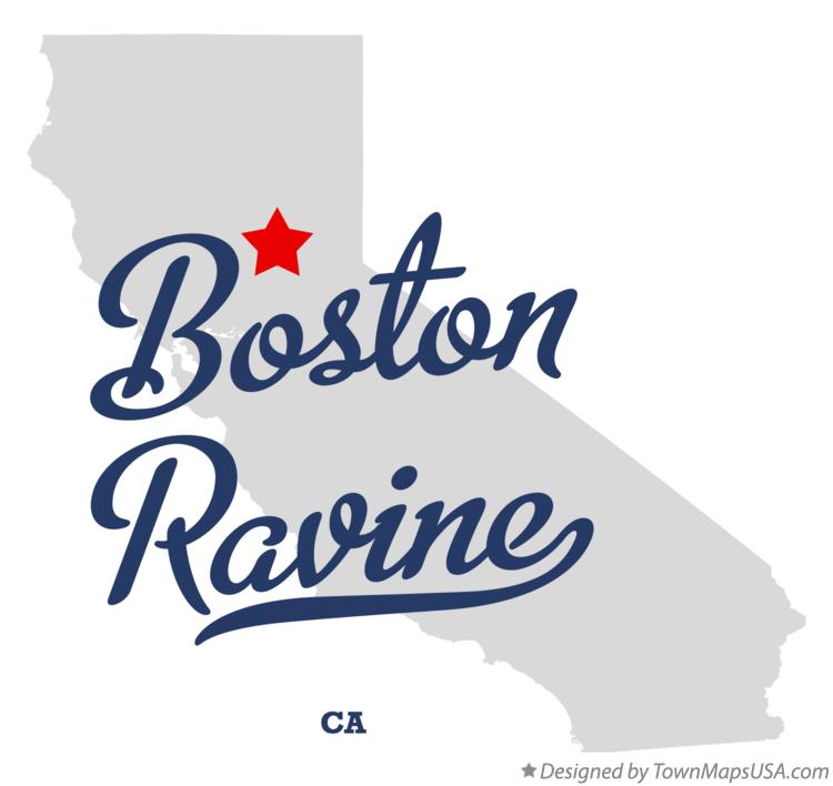 Map of Boston Ravine California CA