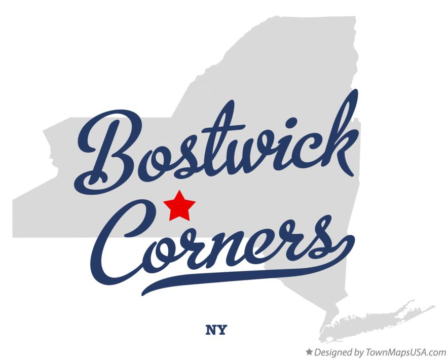 Map of Bostwick Corners New York NY