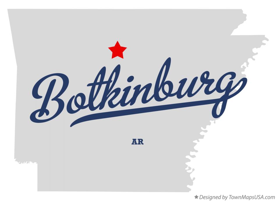 Map of Botkinburg Arkansas AR