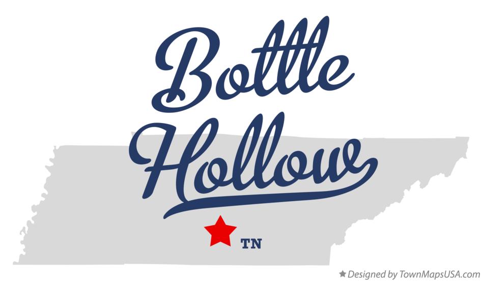 Map of Bottle Hollow Tennessee TN