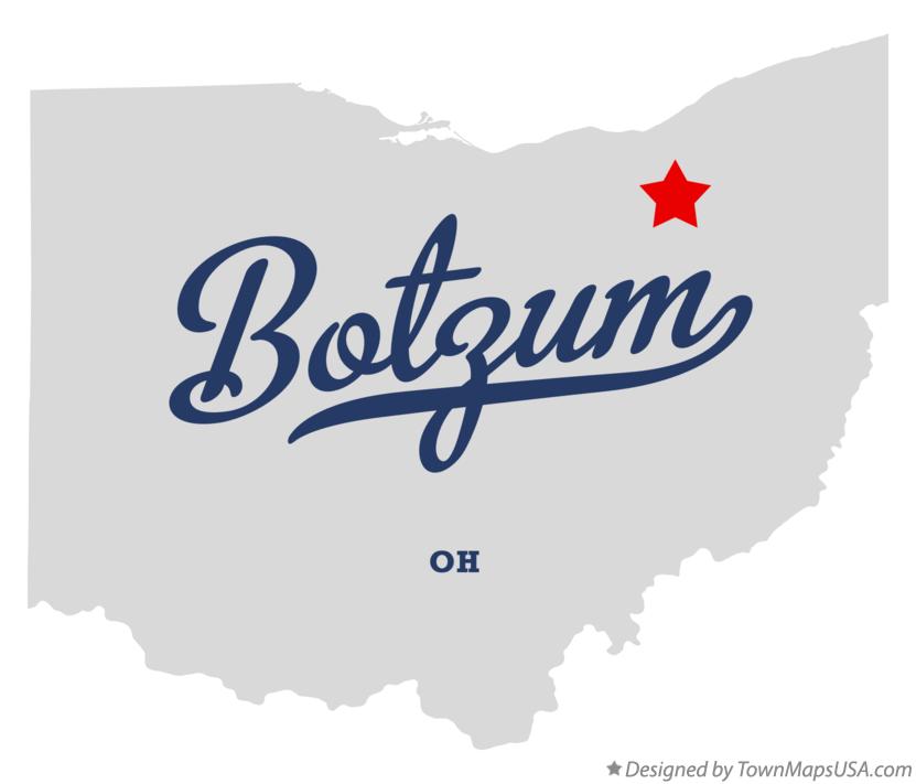 Map of Botzum Ohio OH