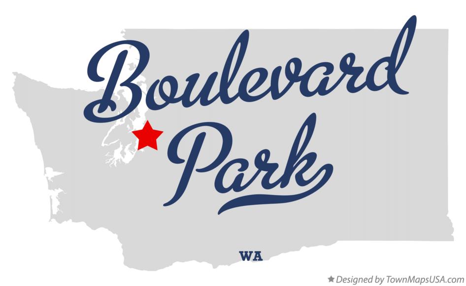 Map of Boulevard Park Washington WA