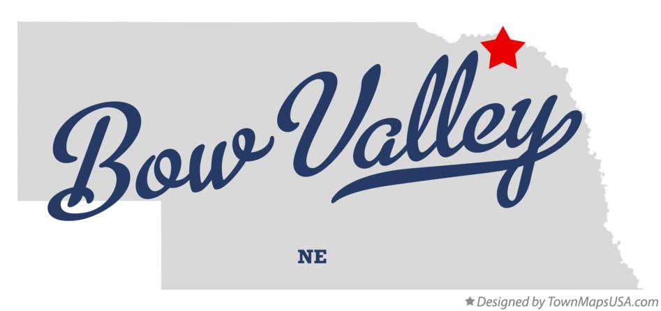Map of Bow Valley Nebraska NE