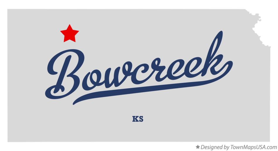 Map of Bowcreek Kansas KS