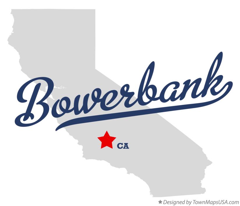 Map of Bowerbank California CA
