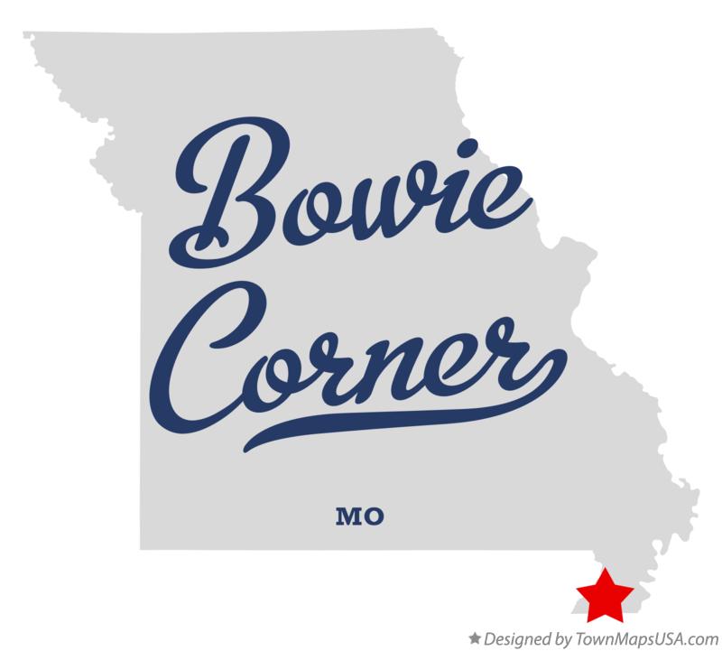 Map of Bowie Corner Missouri MO