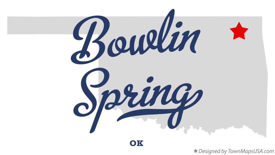 Map of Bowlin Spring Oklahoma OK